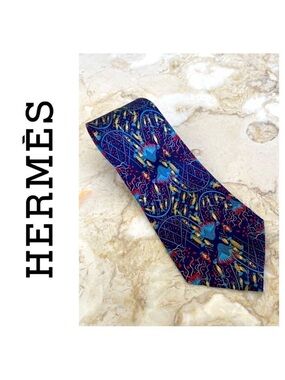 Salvatore Ferragamo 100% Silk Tie Lovebirds